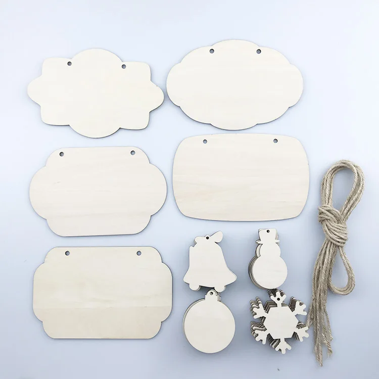 wooden Boxes and Wall Signs Wooden Crafts Shapes Custom  Unfinished Natural  Wood Blank  Crafts