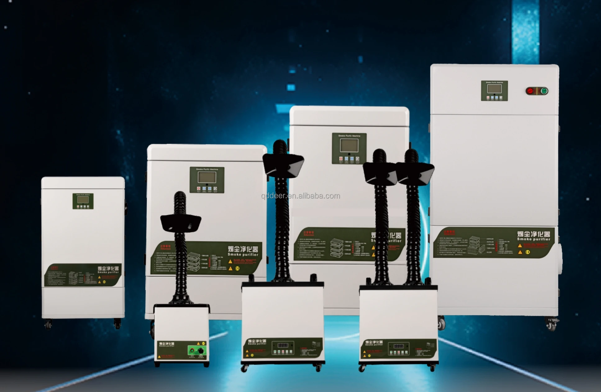 Industry co2 Laser Air Fume Exractor /co2 Laser Air Filter/Laser Soldering cutter Smoke Filter