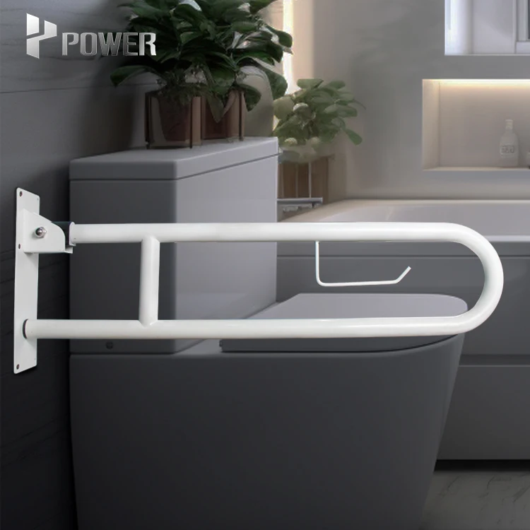 Factory Production Senior Citizen Standing Folding Toilet Stainless Steel Safety Armrest Handles Grab Bar