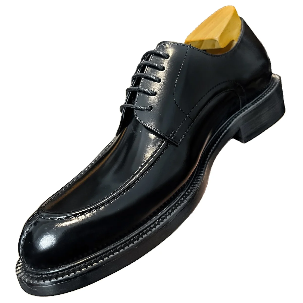 Black Color Eva Midsole Material Genuine Leather Lining Material Dress Shoes brand  shoes