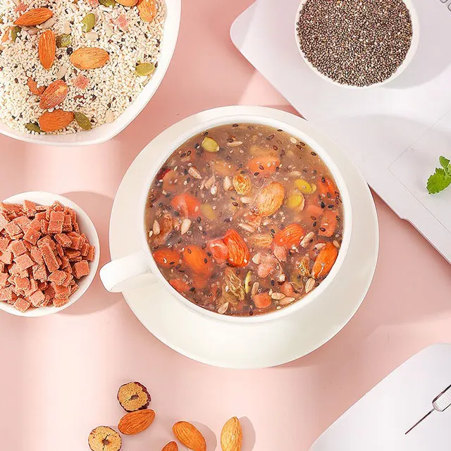 High quality health food factory wholesale customized nutritional breakfast Qiya seed nut lotus root powder