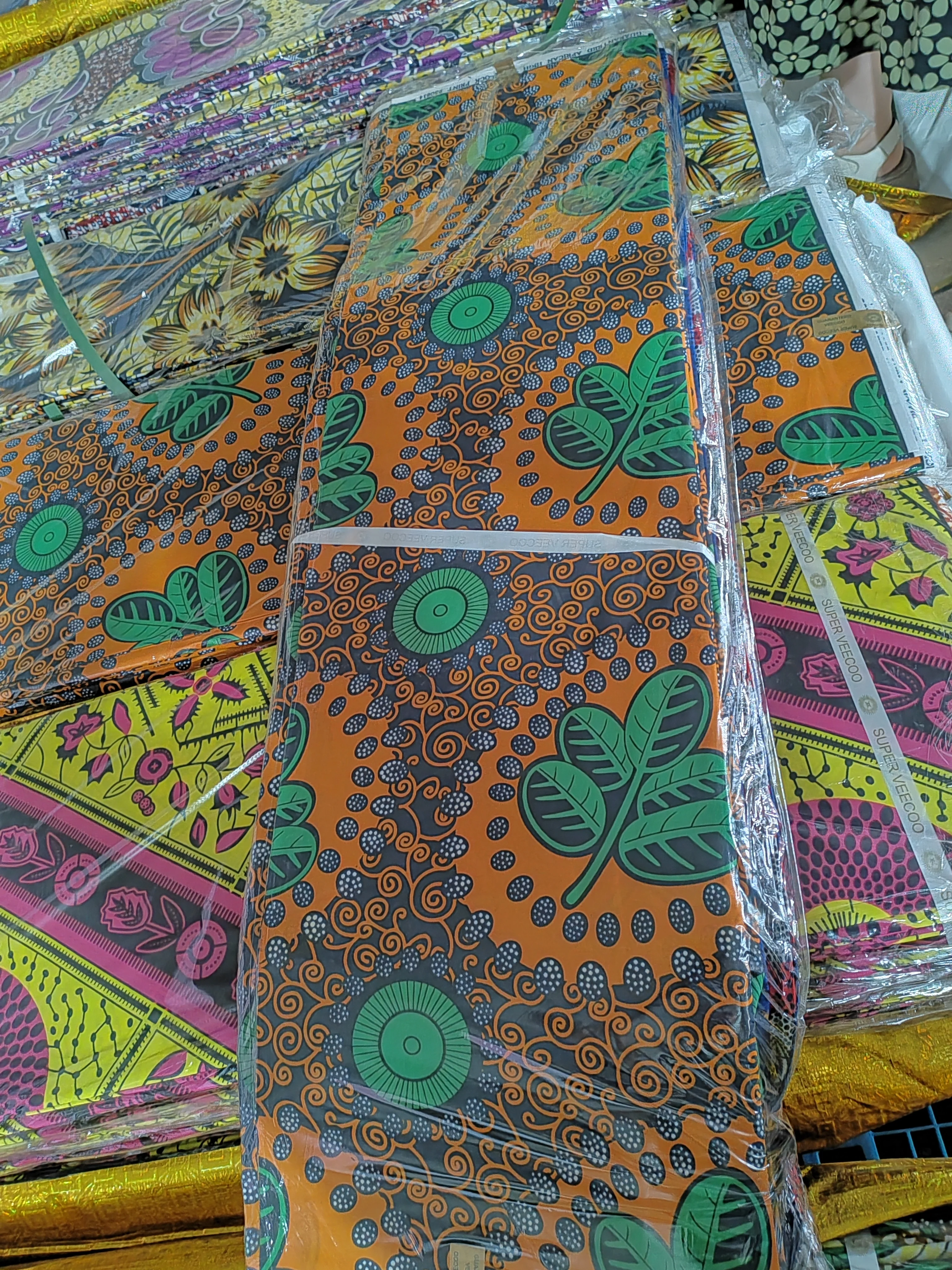 Wholesale High quality Print wax fabric 100% Polyester Wholesale popular cotton wax printed clothing fabric african loincloth