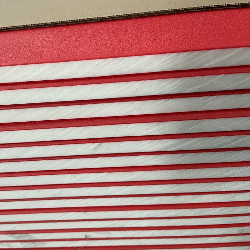 Cut to size UV resistance colorcore outdoor two three color core multilayer HDPE yard sign polymer sheets boards price