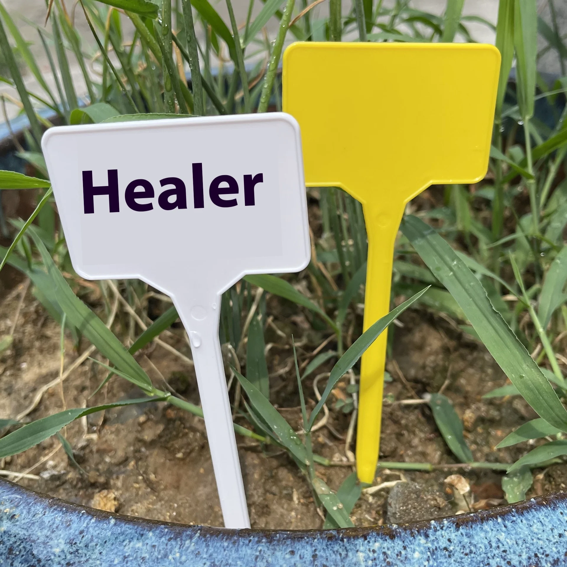 Stock Tall Version Marker Tags Plastic Gardening Label for Flower Plant Identification Ground Insertion Supply Garden Supplies