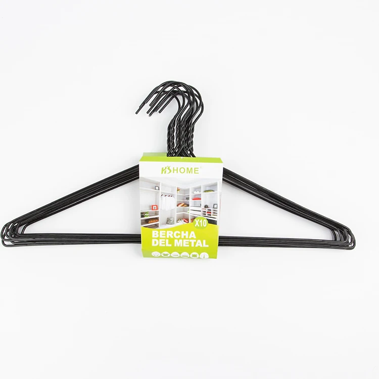 16 inch Jingyu Laundry Wire Hangers Galvanized Coated Hanger Dryer Rack