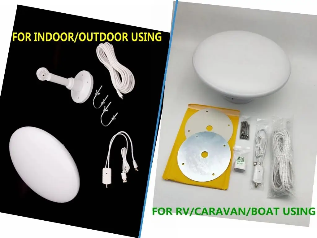 Long-distance indoor / outdoor amplifying digital TV antenna