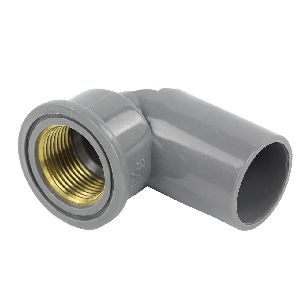 wholesale plastic pvc pipe fittings Plumbing Materials High Pressure PVC Sch 80 45 Deg Elbow Connector