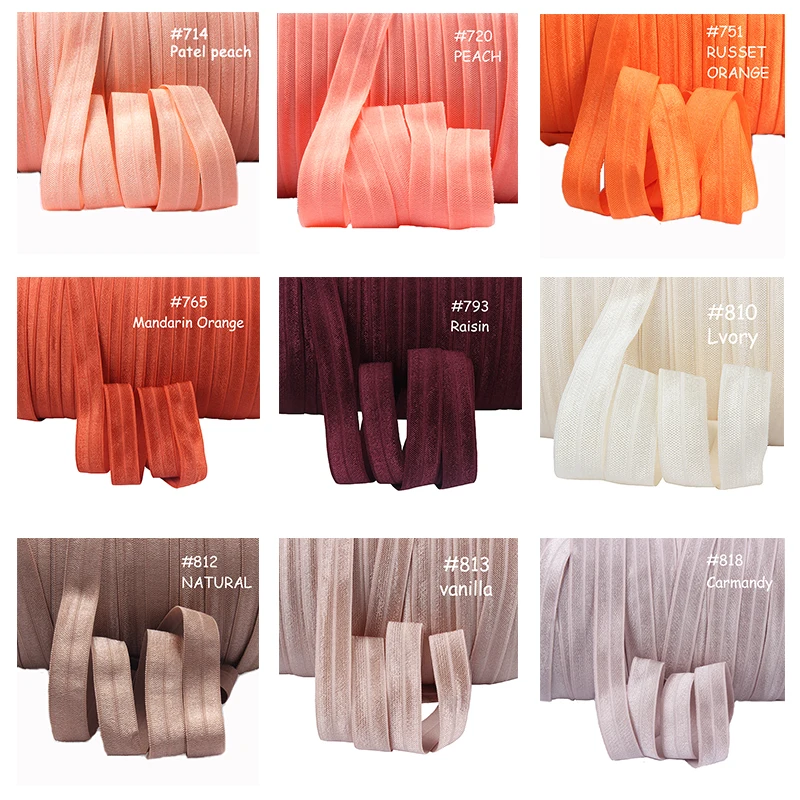 Блестящие на голову эластичная повязка для головы с 5/8 'цветов детей штаны эластичным поясом-резинкой Сделай Сам резинка волос; Повязка Галстуки лаков 96 цветов складе