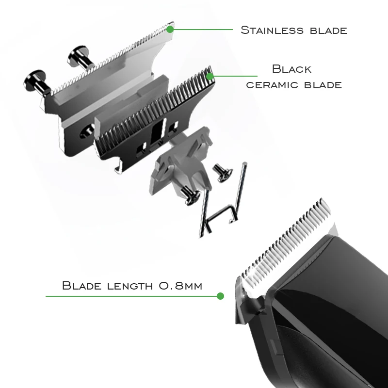 New Design Wholesale / OEM Professional Rechargeable Electric Men Shaver LCD Hair Clipper Trimmer