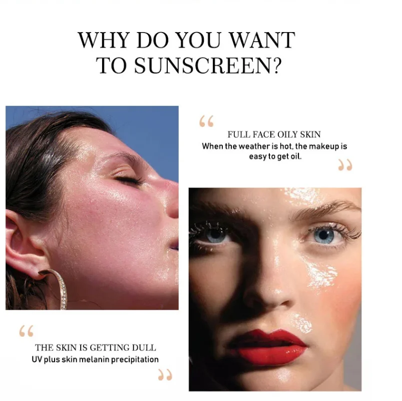 Органический солнцезащитный крем для лица, отбеливающий лосьон с spf 50, коллаген, улитка, защитный крем для кожи, увлажняющий солнцезащитный крем