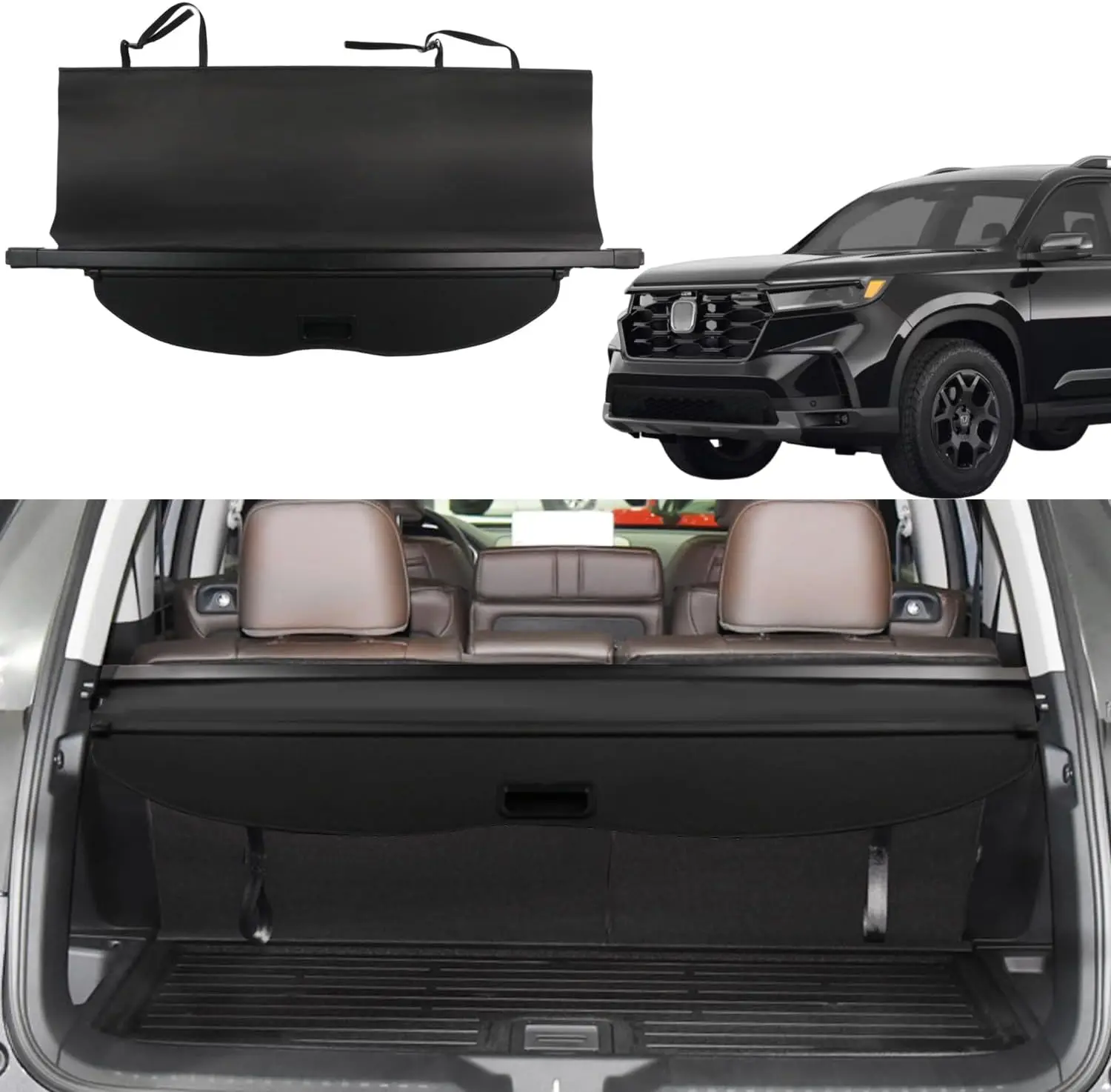 Car Accessories and Parts Retractable Car Parcel Shelf For Honda Pilot 2023-2024