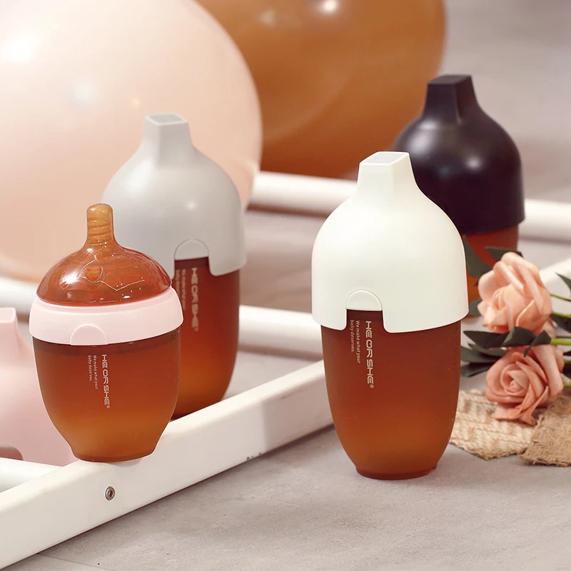 Hot selling BPA free Eco friendly Breastfeeding adult 240mL infant new born milk baby bottles