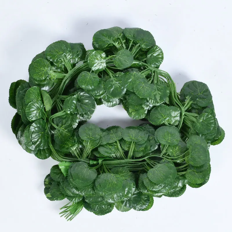 EG-G241 Hot Selling Artificial Plastic Leaves Home Decoration Ivy Vine Leaves Artificial Green Plant Leaves