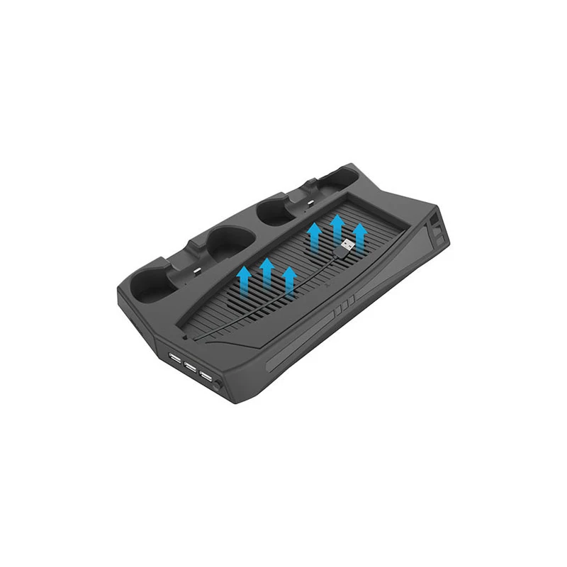  Многофункциональный вертикальный 3 USB-концентратор ps5 подставка для вентилятора охлаждения с зарядным