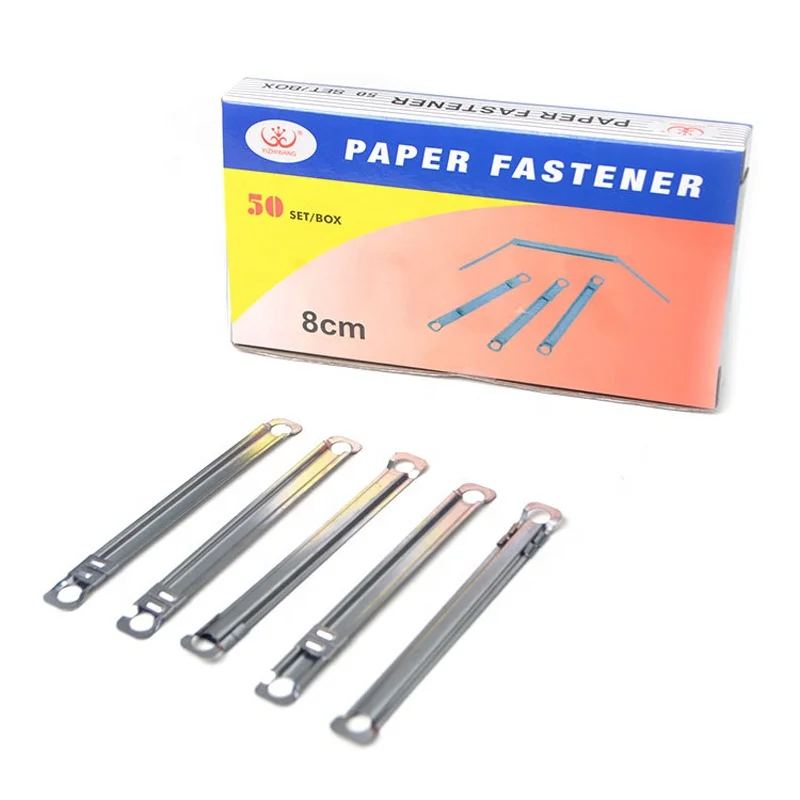 80mm Metal Silver Paper Fastener