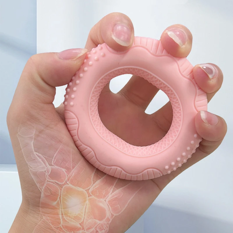 Lohas Silicone Hand Grip Strengthener Hand Exerciser Ring for Gym Physical Therapy Wrist Finger Exerciser Resistance
