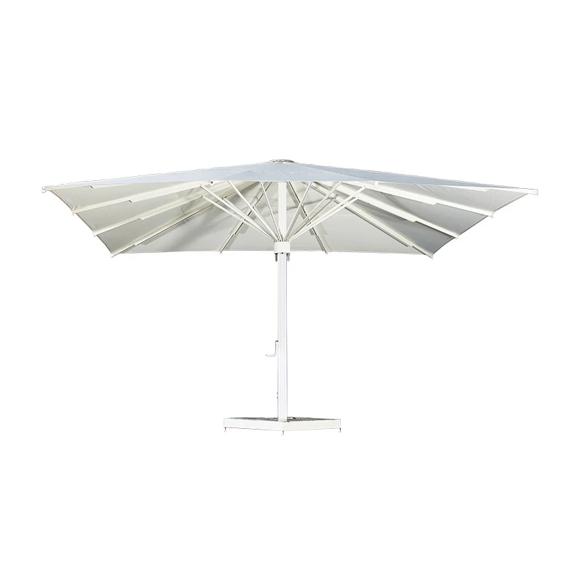 Wholesale Commercial Big Size Heavy Duty Large 4*4M Aluminum Garden Outdoor Umbrella Restaurant Parasol  Patio Umbrella