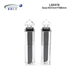 Best selling unique empty clear lipstick packaging tubes container