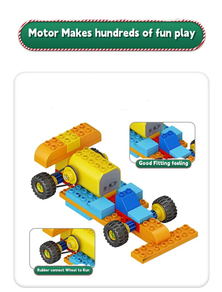 9656 motor  building block parts toys building block sets Power Function gears blocks Medium Motor