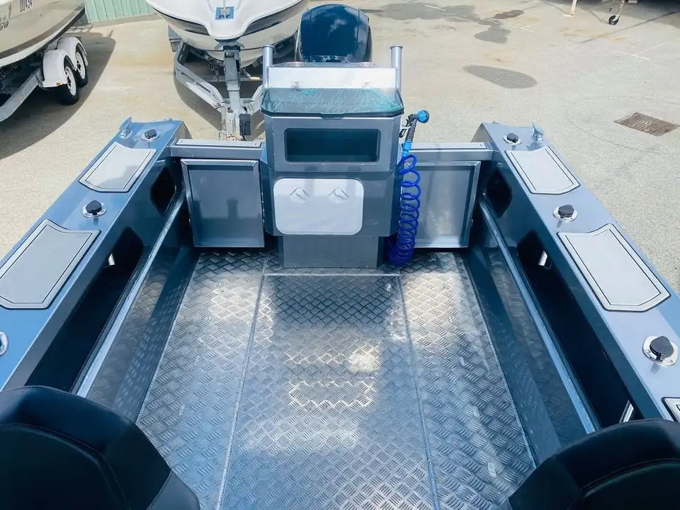 easycraft 6m barge low profileer aluminium boot bateau de peche fishing boat