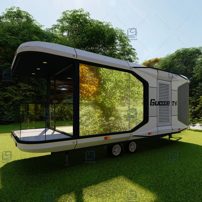 OEM prefab portable mobile house/trailer space capsule house/trailer prefabricated house with factory price