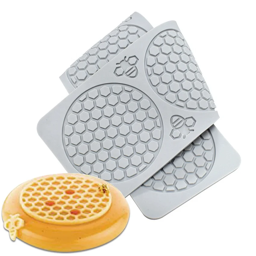 Multi Design Silicone Honeycomb Lace Food Pastry Mold