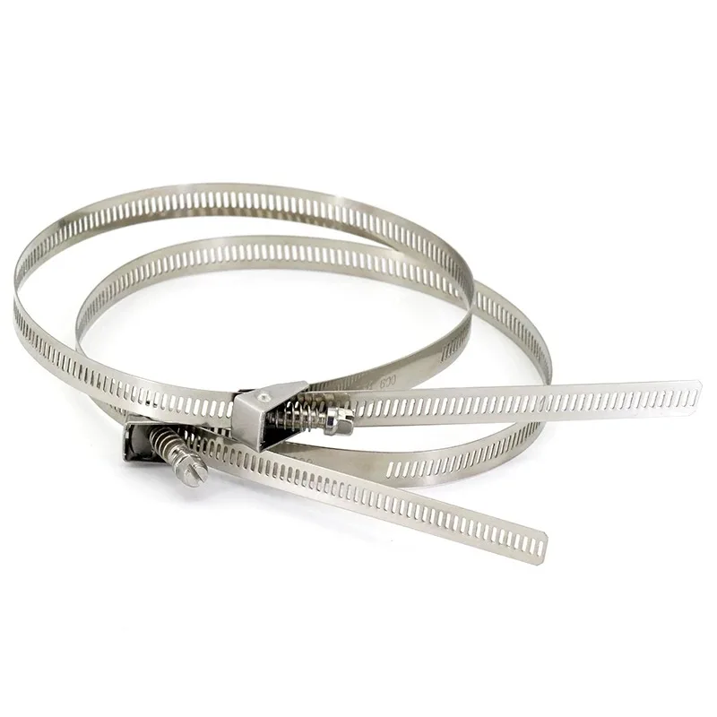 304 Stainless Steel  Cable Belt Width  Self-locking  Fixed Binding Belt Buckle Metal Wire Tensioner