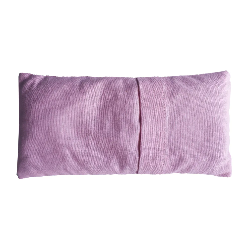 Microwavable Weighted Yoga Eye Pillow with Flaxseed and Lavender for Relaxing
