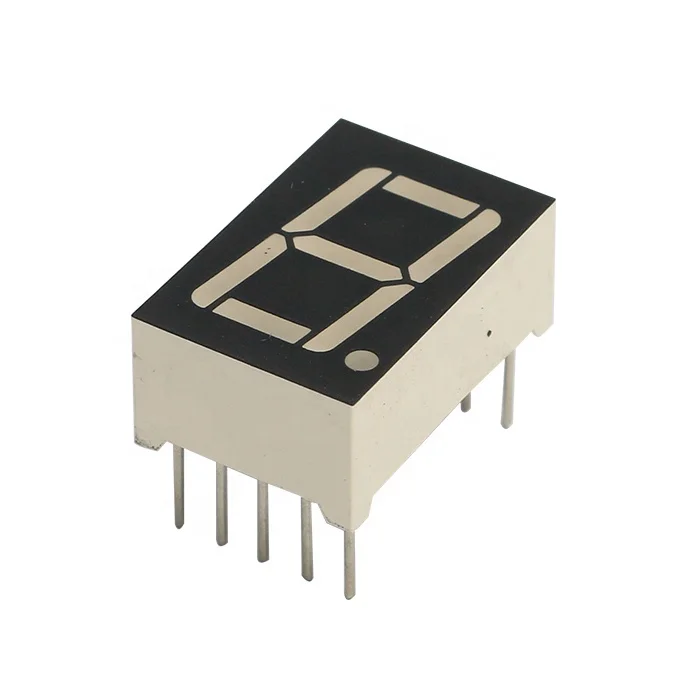 Jstronic однозначный 0 56 дюймов 10-контактный 1-значный 7-сегментный светодиодный дисплей модуль