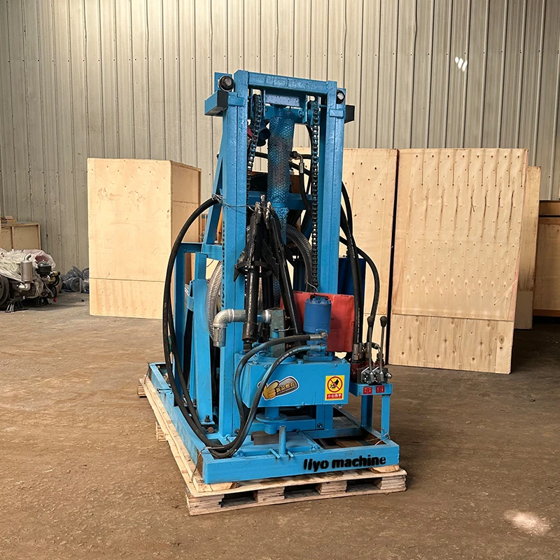 LIYO LY150 Mobile Small 120m 150m Deep Diesel Borehole Water Well Drilling Rig Machine For Sale