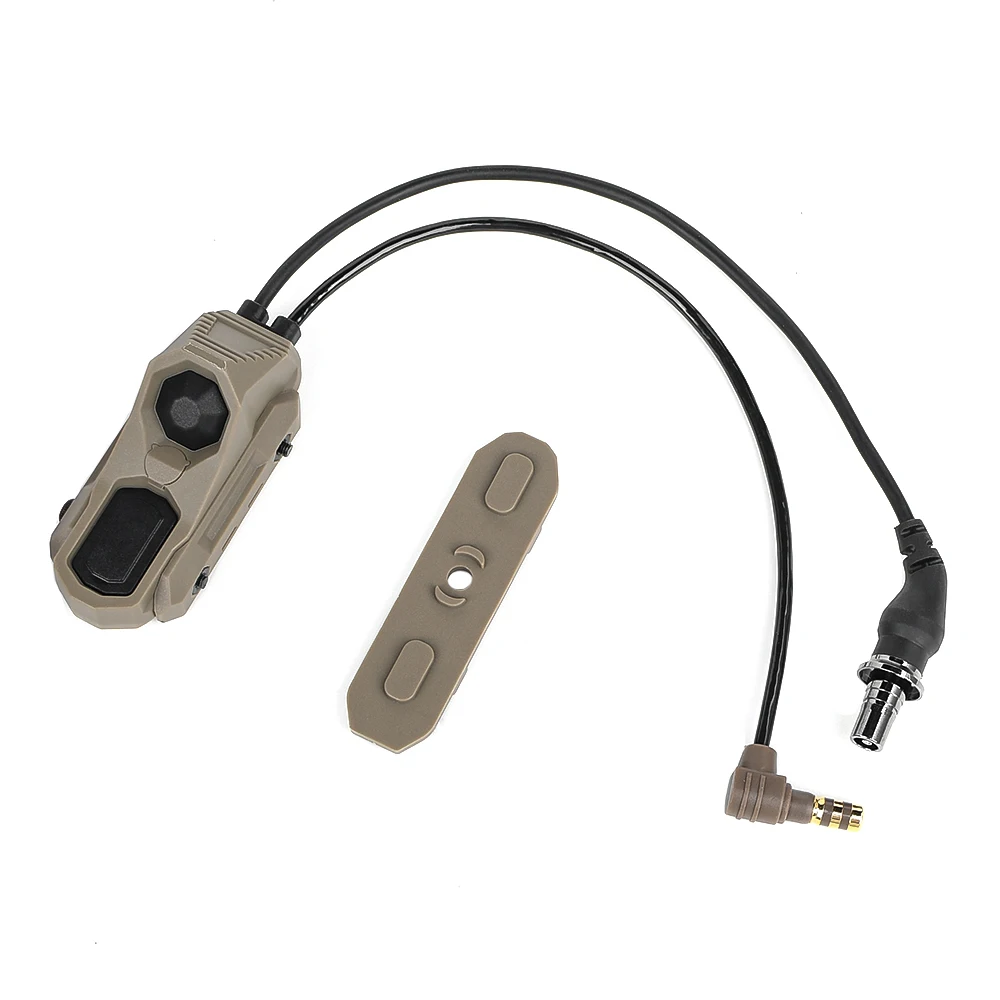 WADSN Tactical Flashlight Accessories AN Double Port with SF&LA23 Plug Remote Control Switch WD07099