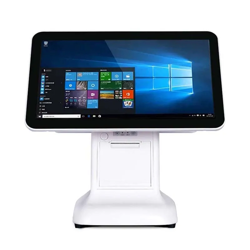 15 inch Windows 10 True Flat Touch Screen Pos System Windows 10 Pos System for Retail Shop