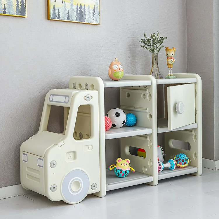 Вместительная Автомобильная игрушечная полка, книжные полки, органайзер, детские шкафы, стеллаж для хранения, пластиковые детские шкафы