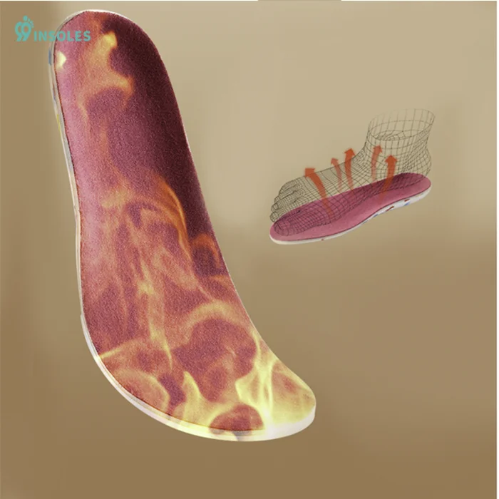 Winter Adhesive Pads Footcare Insoles Making Sticky Feet Anti Sweat Insole Flat Shoes Sports Comfort Sport Warm Insole