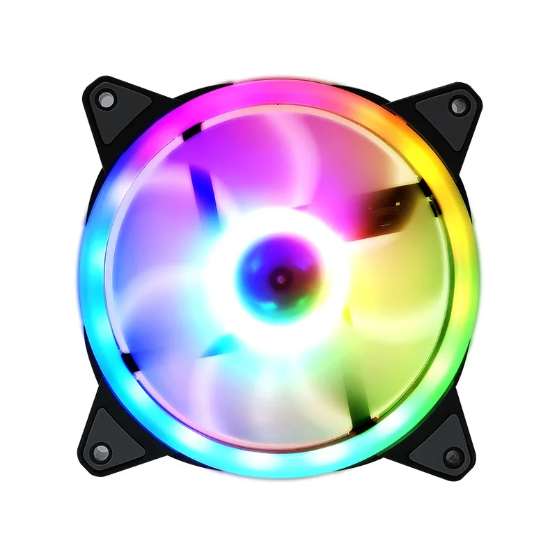 Hot Sale Water Cooling Fan 120mm 12v 6 Pins Fan for Computer Case Fluid Bearing Computer Cooler