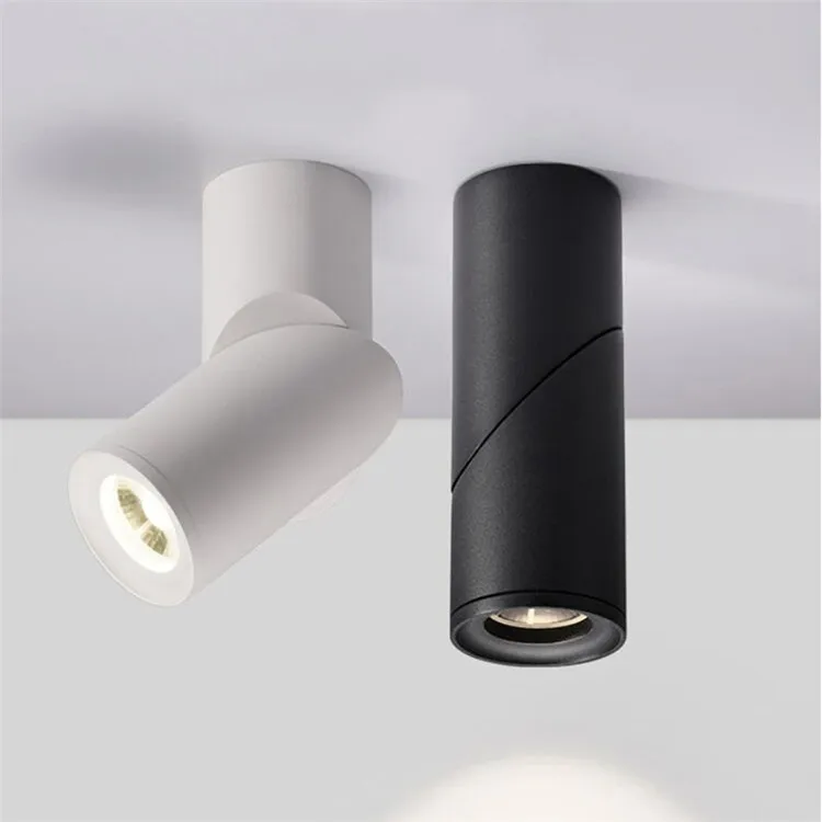 12W Recessed Ceiling Spotlight Rotate 360 Degree Downlights IP44 Surface Mounted LED Down Light