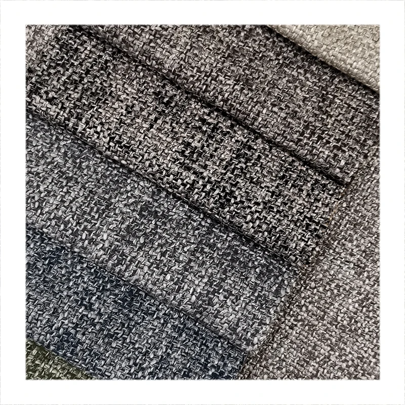 Cotton Linen Fabric Roll For Elegant Furniture Living Room Wooden Frame 5 Seater Fabric Cleopatra L Sectional Corner Armchair So