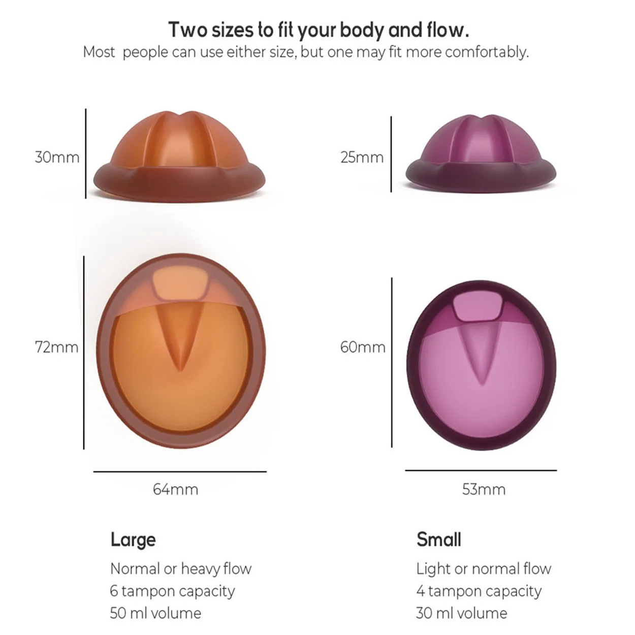 High Quality Customized Support Reusable Women Period Medical Silicone Disc Menstrual Disk For Lady