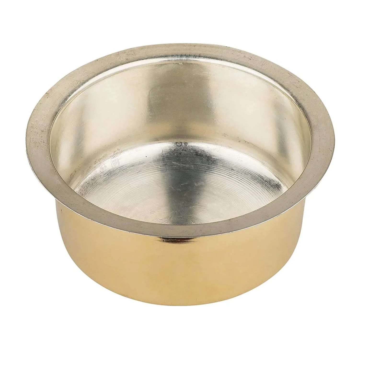 Best Quality Hot Selling Indian Traditional Pure Brass Round kalayi Patila for Kitchen Bakeware Utensils