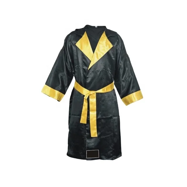 customized Silk Satin Boxing Robe Boxing Player Boxing Gowns Pakistan made