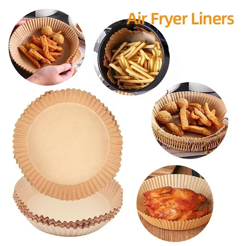 Hot Selling Food Packing Parchment Paper Disposable Eco Friendly Air Fryer Paper For Air Fryer Chicken Meat