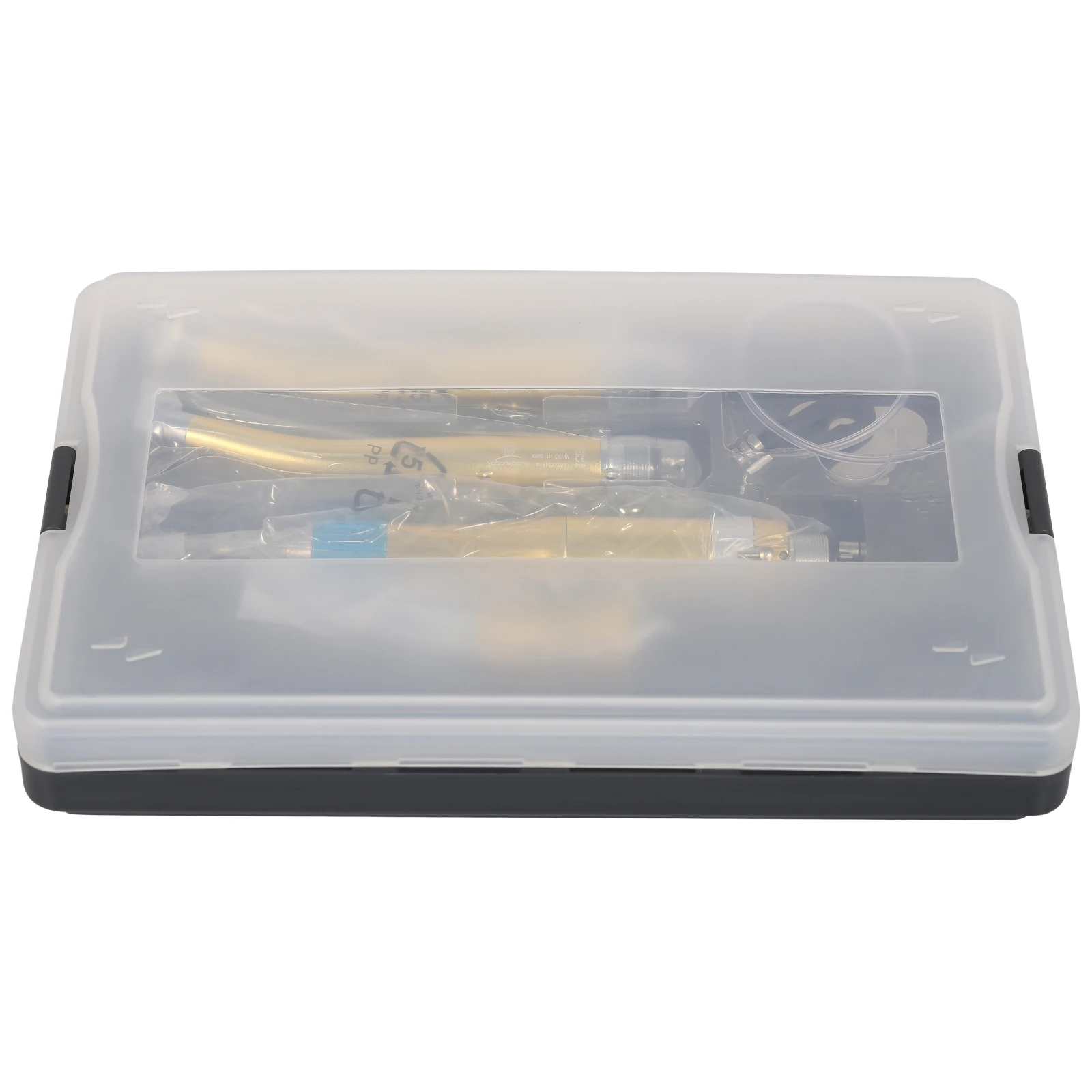 4 Colors 4 Hole Low Speed Handpiece Contra Angle Straight E-type Air Motor + 2*High Speed Handpiece Push Button Dental Equipment