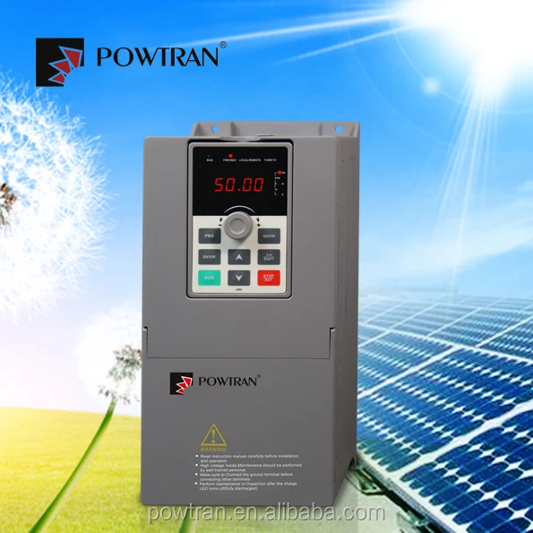 POWTRAN 15kW 22kW solar inverter grid dc ac inverter 3ph 380v 480v with full protection for landscape mountain