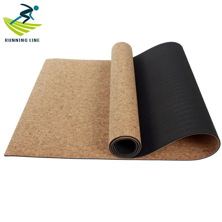 
Cheap Private Label TPE Eco Friendly Custom Natural Organic Sustainable Cork Yoga Mat 