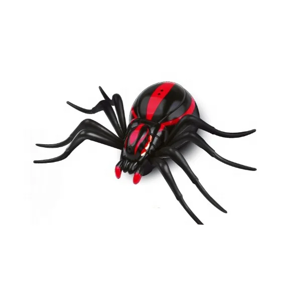 Amiqi Insect Kid Toy Infrared Remote Control Black Widow Spider Remote Control Toy