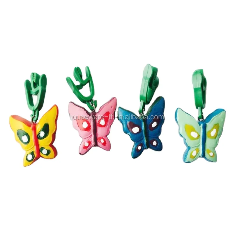 Butterfly Resin Tablecloth  Clips pack of 4 ,Plastic Tablecloth Clips set of 4