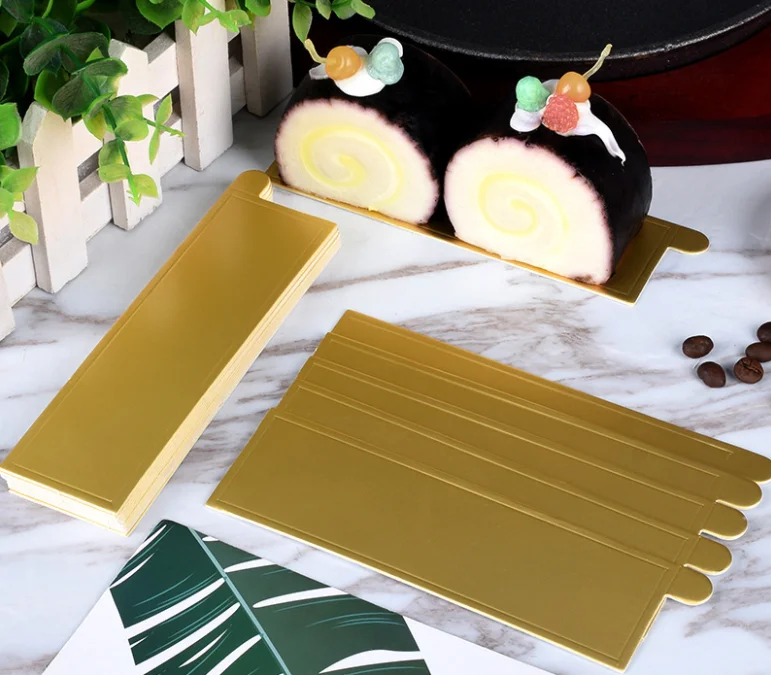 
1 mm thickness cake board golden mousse cake boards 100 pieces custom paper base for wholesale 