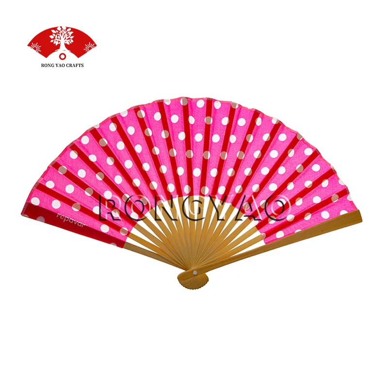Wholesale Chinese Custom Pride Mini Personalized Paper Bamboo Craft Hand Fan Handmade Wedding Guests Favor Gifts