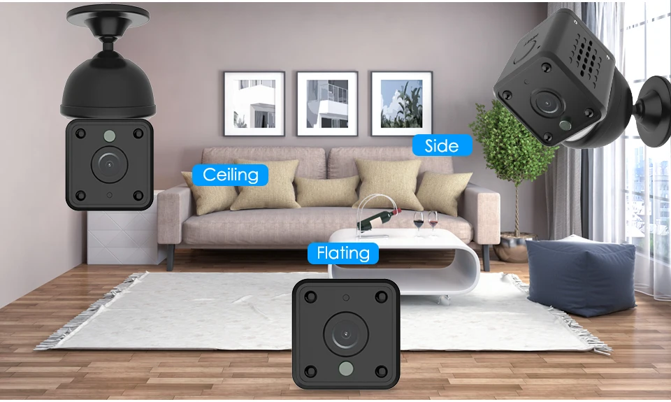 Factory Wholesale Wireless Security Camera Cctv  Brand Home Security Cameras Tuya Mini Camera