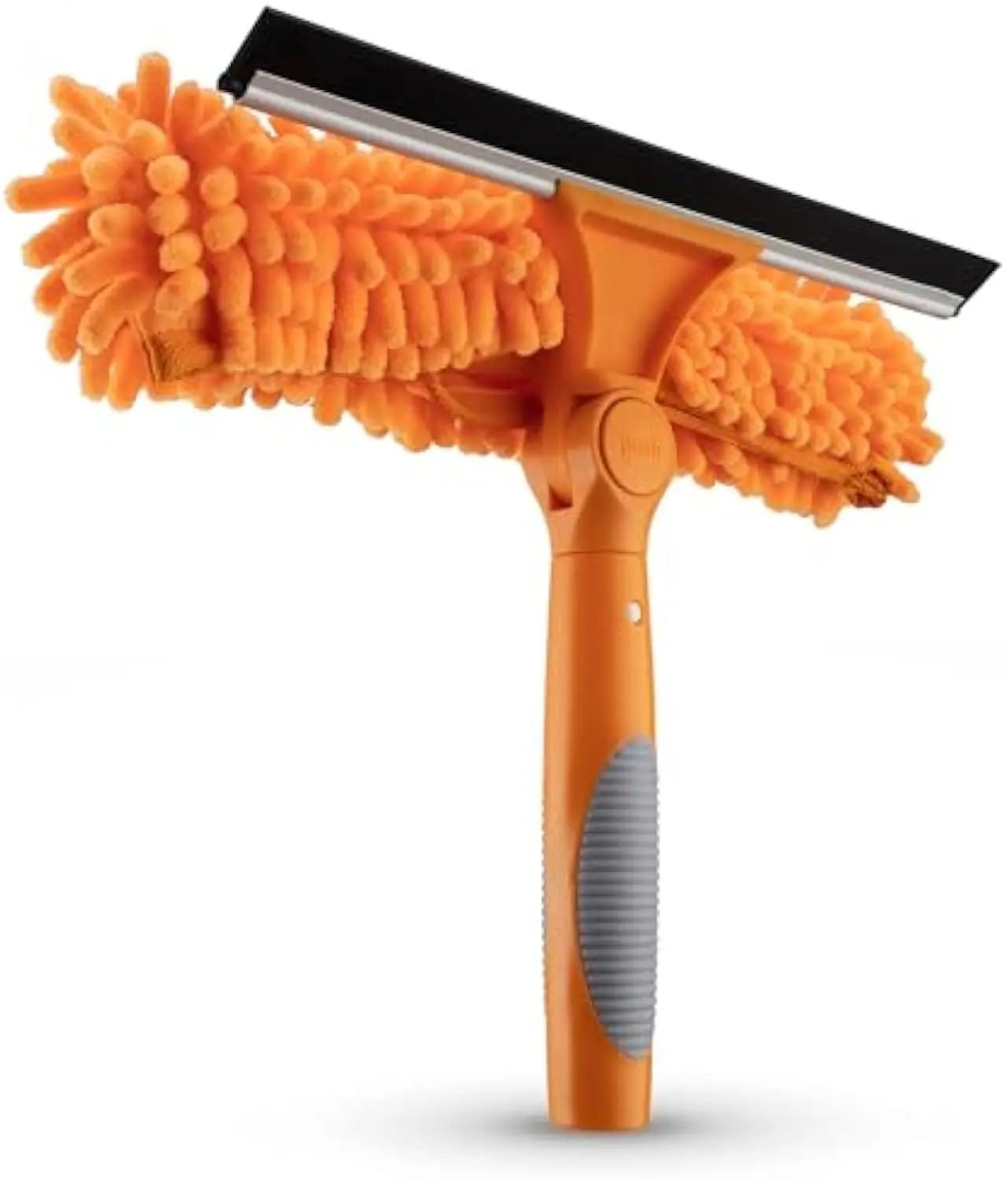 Multi-Angle Window Washing Equipment Microfiber Scrubber  and  Water Squeegee for Solar Panel and RV Windshield